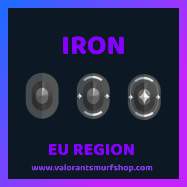 EU Region Iron Valorant Account
