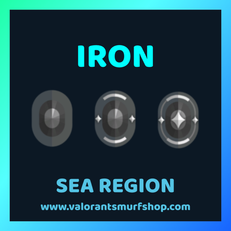 SEA Region IRON Ranked Accounts Bundle Valorant Smurf Shop